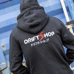 DriftShop Premium Black Zipped Hoodie